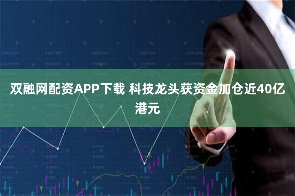 双融网配资APP下载 科技龙头获资金加仓近40亿港元