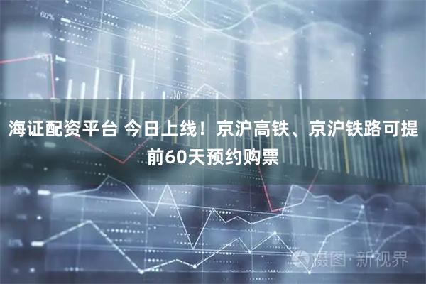 海证配资平台 今日上线！京沪高铁、京沪铁路可提前60天预约购票